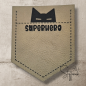 Preview: BIG Taschen-Label - " Super Hero " -  Höhe ca. 8 cm - Kunstleder ++ Farbauswahl ++
